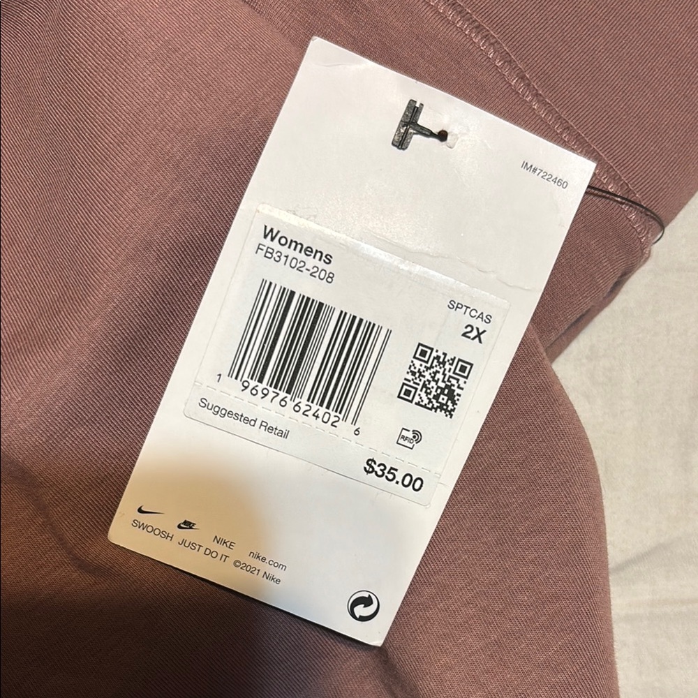 Nike Women's 2X Apparel Brown Bike short - Picture 2 of 4